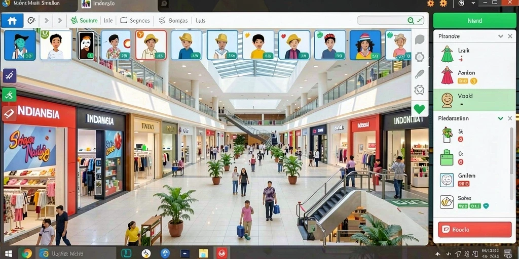 Screenshot memperlihatkan interaksi dalam fitur sosial.