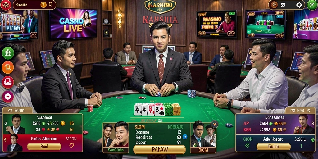 Tangkapan layar menampilkan fitur multiplayer dalam ASIA100.