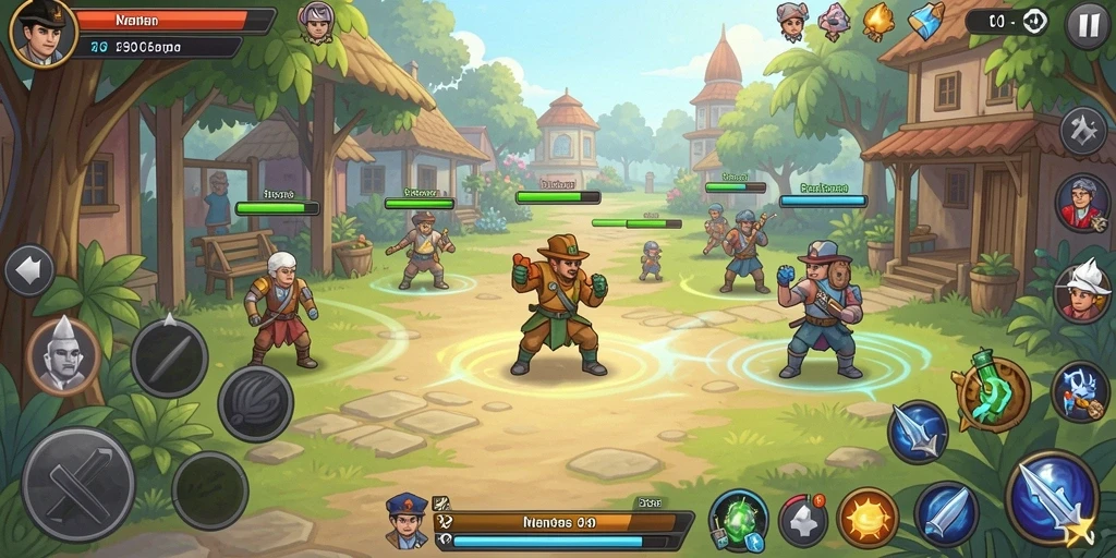 Mode multiplayer yang menyenangkan dan kompetitif.
