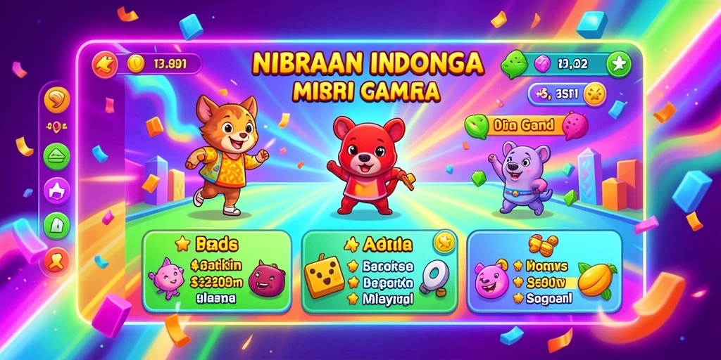 Tangkapan layar menunjukkan interaksi antar karakter dalam game.