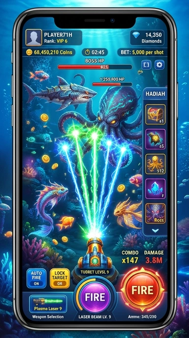 71h — layar beranda